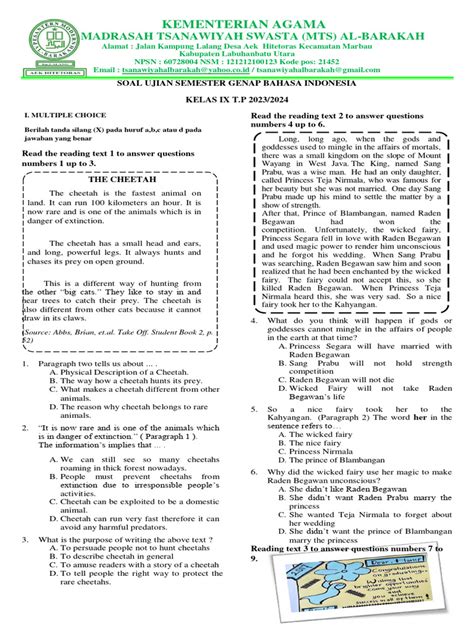 plat genap bahasa inggris